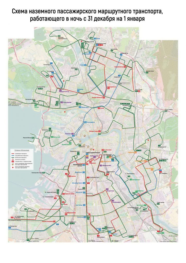 Петербургская подземка не закроется в новогоднюю ночь