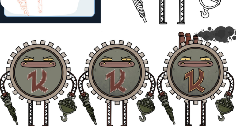 Логотип Кировского завода сделали игровым персонажем