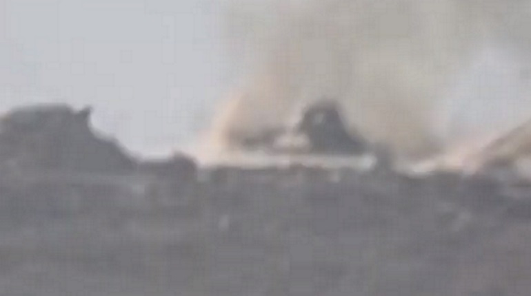 Видео атаки на танк Т-34-85 в Йемене попало в Сеть