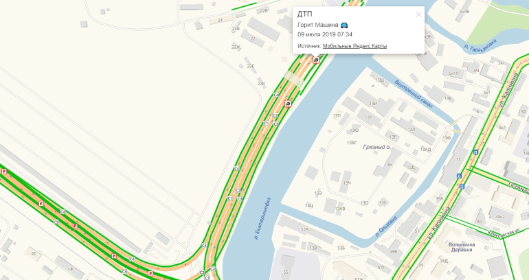 На ЗСД сгорел японский автокран