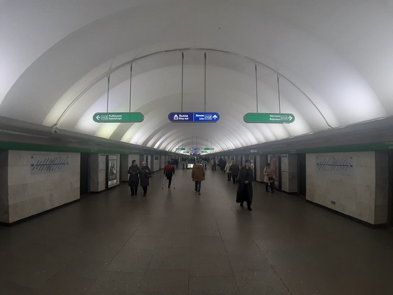 Зеленая линия метро Петербурга восстановила работу