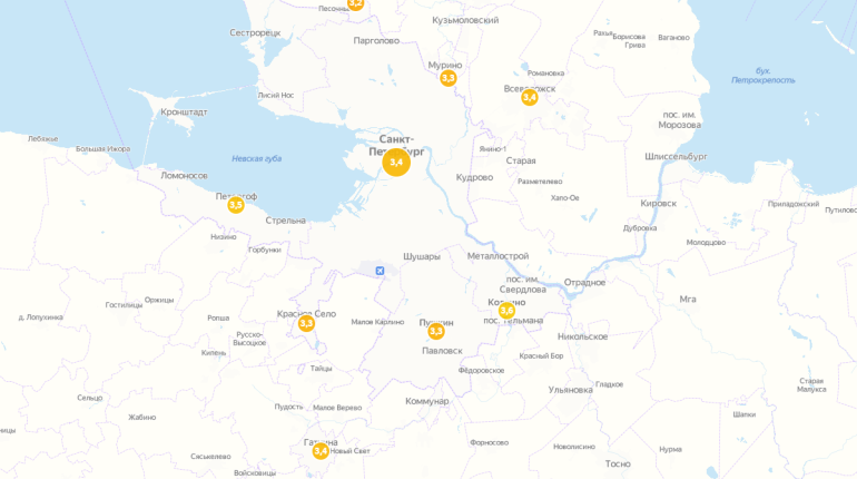 Карта петрозаводск псков