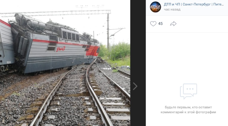После столкновения поездов в Купчино один пострадавший попал в больницу 