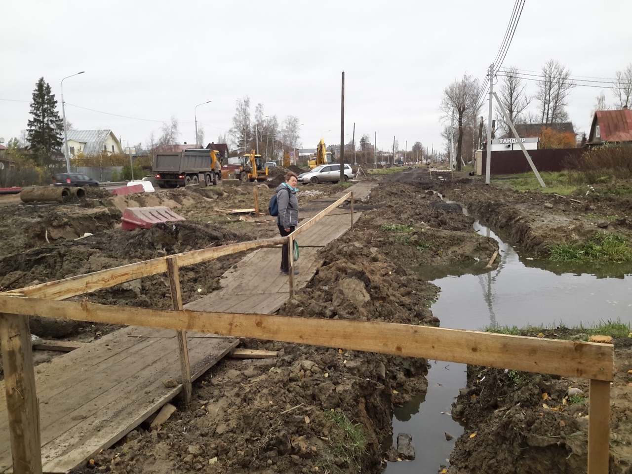 Дачные участки жильцов Старо-Паново окунули в нечистоты при строительстве  Лиговского путепровода | moika78.ru - Новости СПб