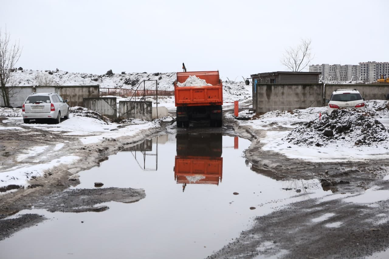 снегоплавильный пункт на мебельной