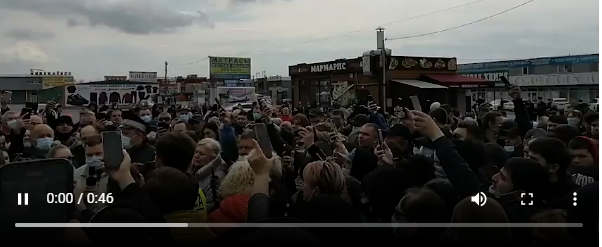 В Ростовской области прошел митинг продавцов после закрытия трех рынков