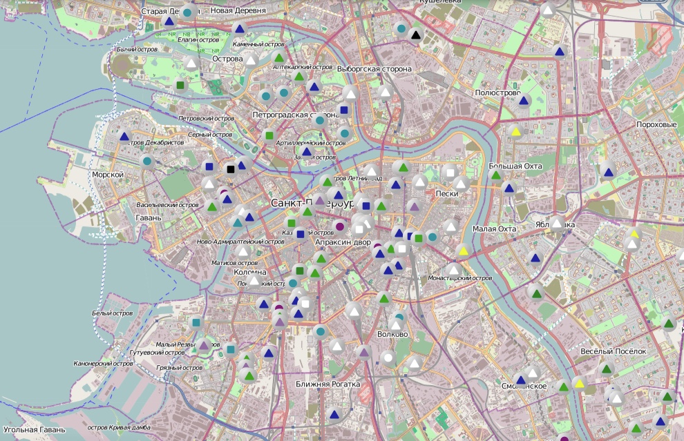 Техника санкт петербург. Уборочная техника онлайн СПБ на карте Санкт-Петербурга.