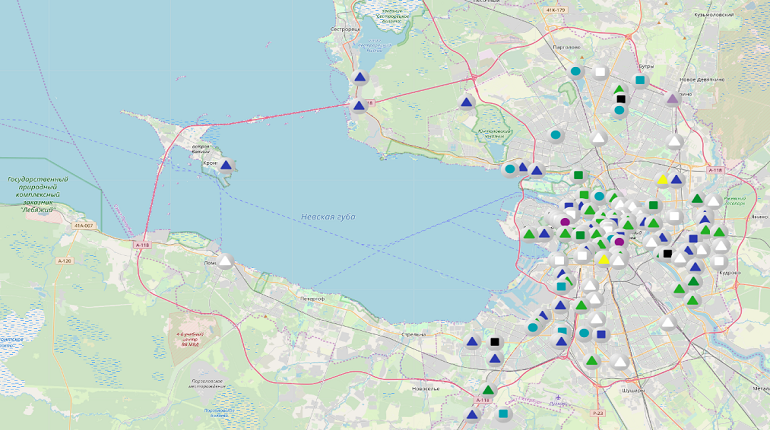 Онлайн карта уборочной техники спб