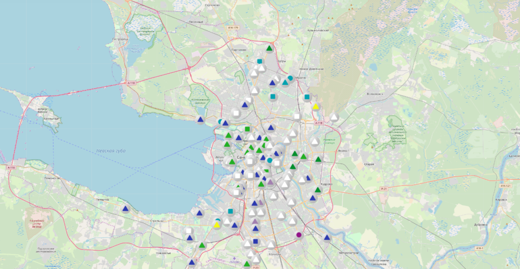 Карта уборочной техники онлайн