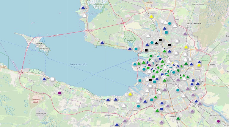 Онлайн карта уборочной техники спб