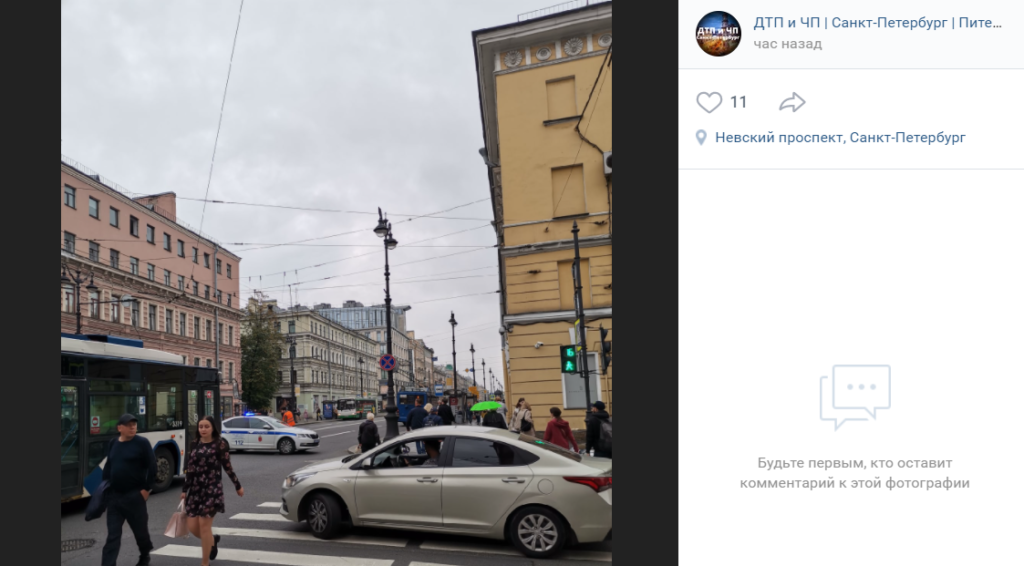 Почему перекрыли площадь. Перекресток Санкт-Петербург.
