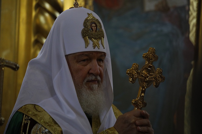 Патриарх Кирилл освятил храм при Академии ФСО