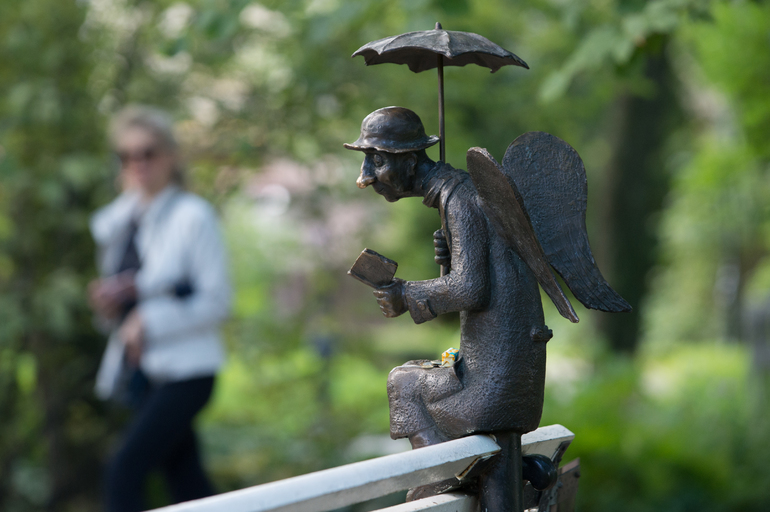 Скульптура ангела на Фонтанке Романа Шустрова вдохновила писательницу Добрякову на создание сказки