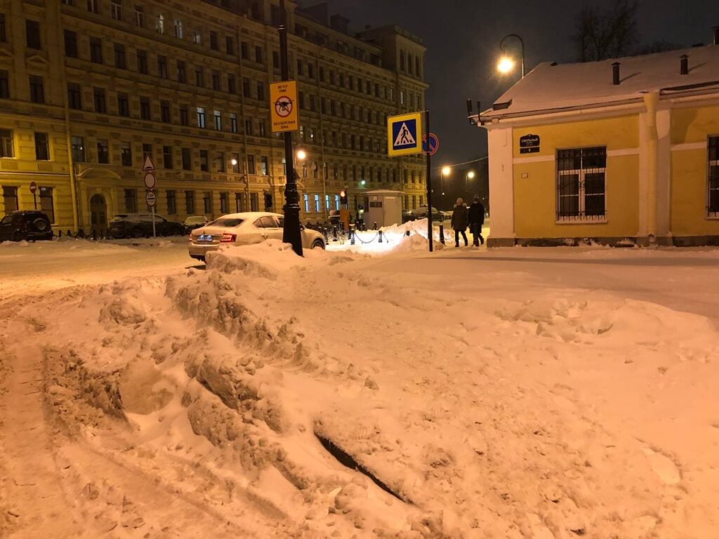 В ночь на 5 декабря термометры Петербурга показывают минус 15 градусов