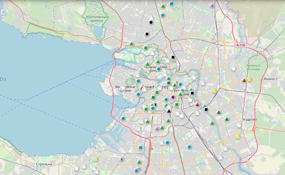 Онлайн карта уборочной техники спб