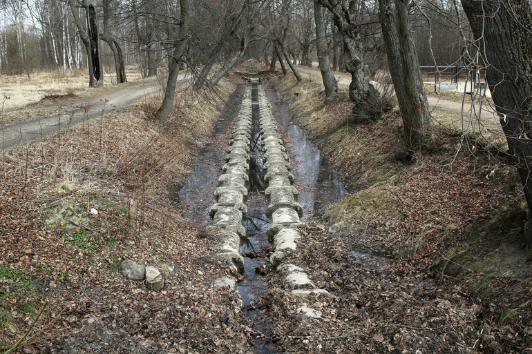 Водоподводящая система фонтанов петергофа карта