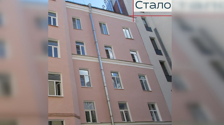 В Петербурге восстановили фасад здания на Большой Зелениной улице