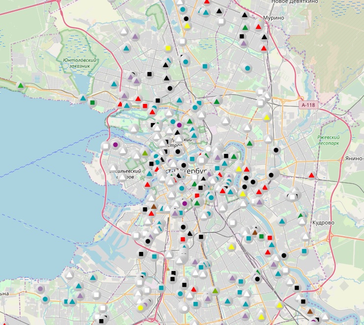 Онлайн карта уборочной техники спб