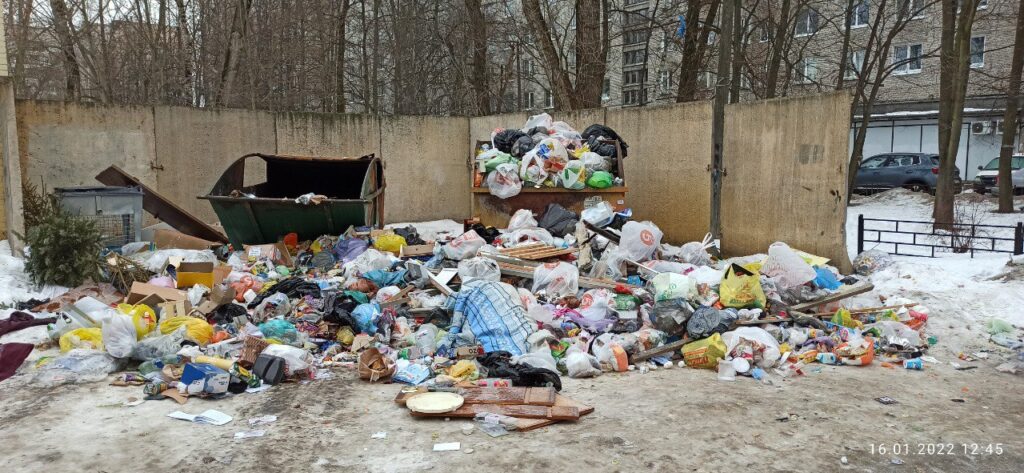 «Крик души»: петербурженка пожаловалась  на горы невывезенного мусора в Сосновой Поляне
