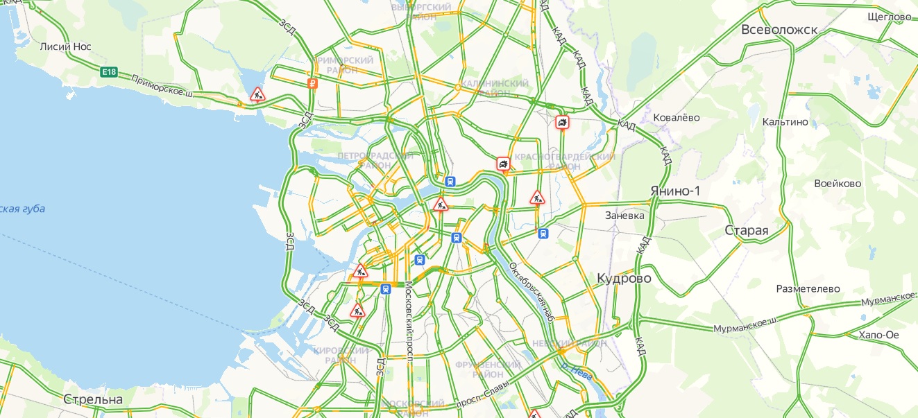 Спб план строительства дорог