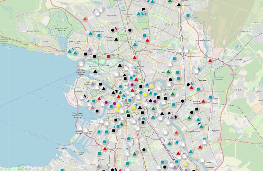 Карта уборочной техники санкт петербург