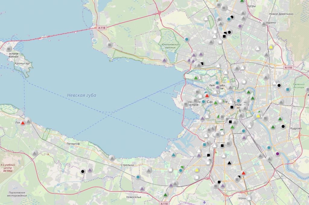 Карта уборочной техники санкт петербург