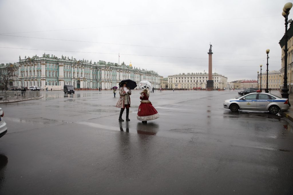 В центре Петербурга начали ограничивать движение из-за Культурного форума