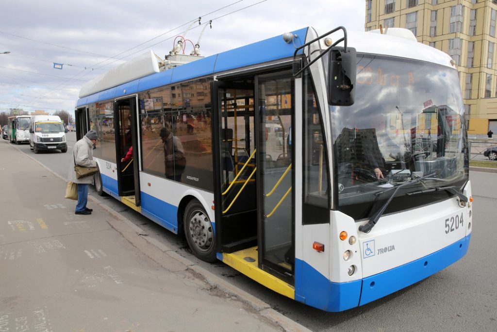 В Московском районе троллейбус №24 начнет ходить по выходным с 6 августа