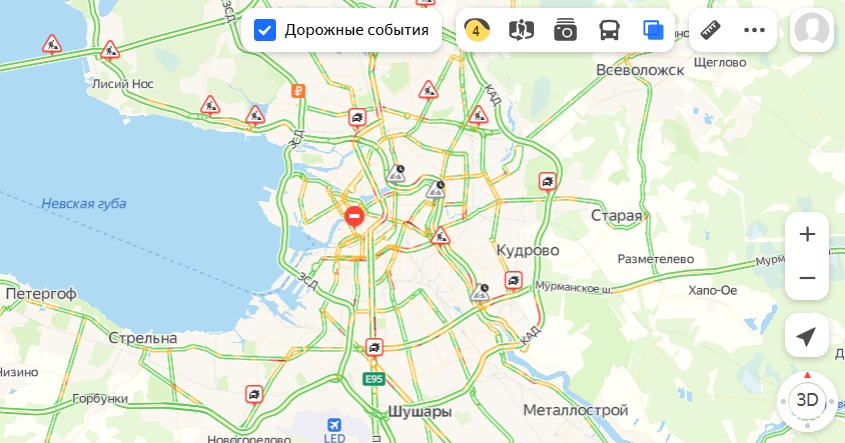 Водители живут в ожидании пробок &#8212; в Петербург 7 октября приедет Путин и главы СНГ