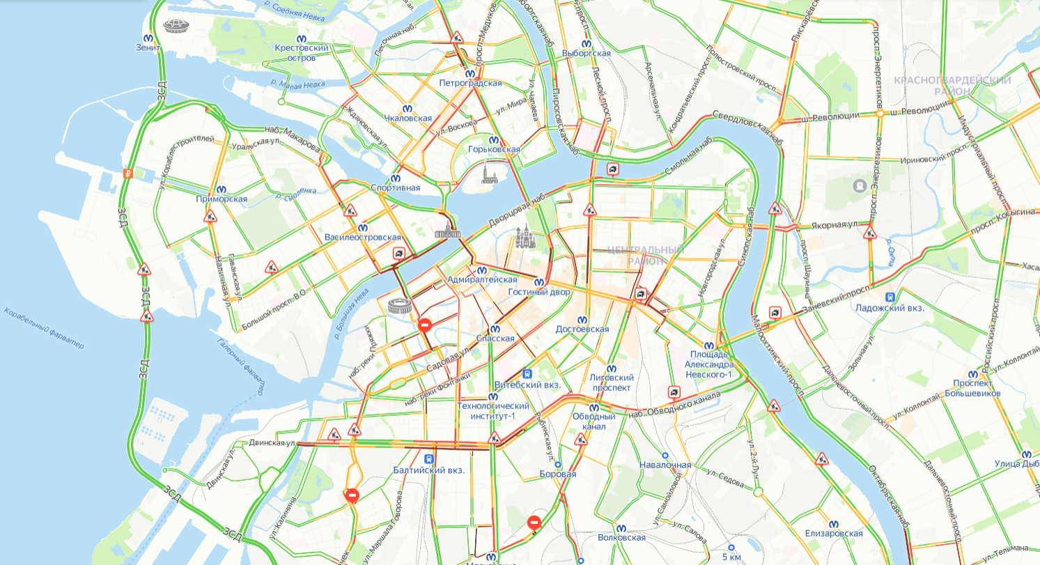 Спб дорожная. Яндекс пробки Санкт-Петербург. Большеохтинский мост в Санкт-Петербурге где находится на карте. Пробки СПБ.