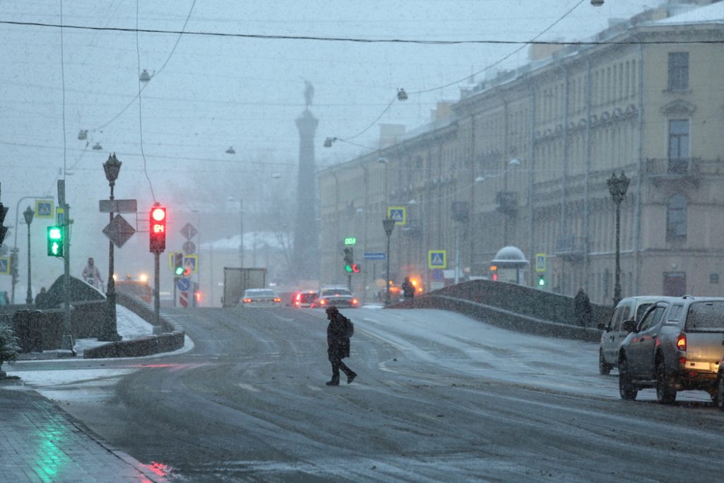 В Петербурге утром 7 января объявлен «желтый» уровень опасности из-за холода