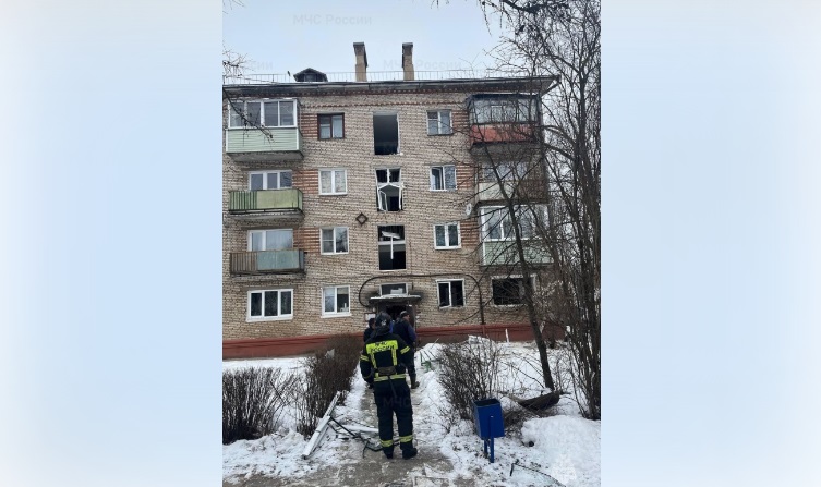 МЧС показало, что стало с домом после взрыва газа в Коломне