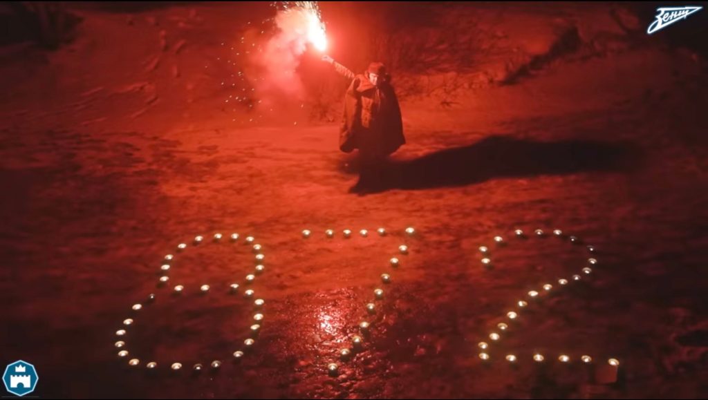 Фанаты «Зенита» из «Ландскроны» сняли видео к годовщине снятия блокады Ленинграда