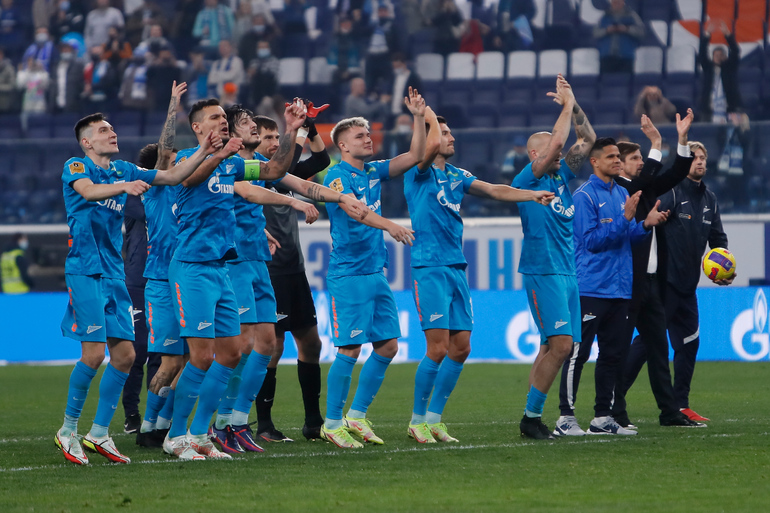 «Зенит» с разгромным счетом одолел петербургский «Динамо» в товарищеском матче