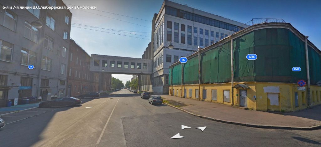 Стена здания рухнула на 6-7 линии Васильевского острова, здесь строят ЖК &#171;Регенбоген&#187;