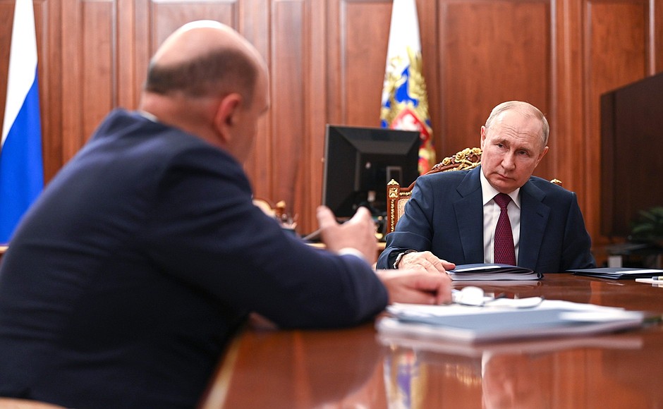 Мишустин рассказал Путину об оздоровлении экономики России