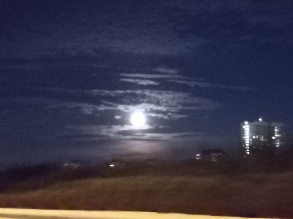 В Петербурге бесконечно красивая Луна — как на картине Куинджи