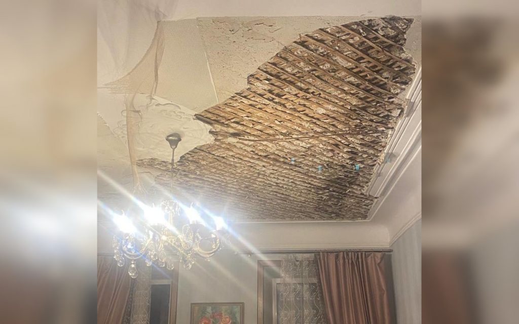 Прокуратура показала фото обрушившегося потолка на Нестерова