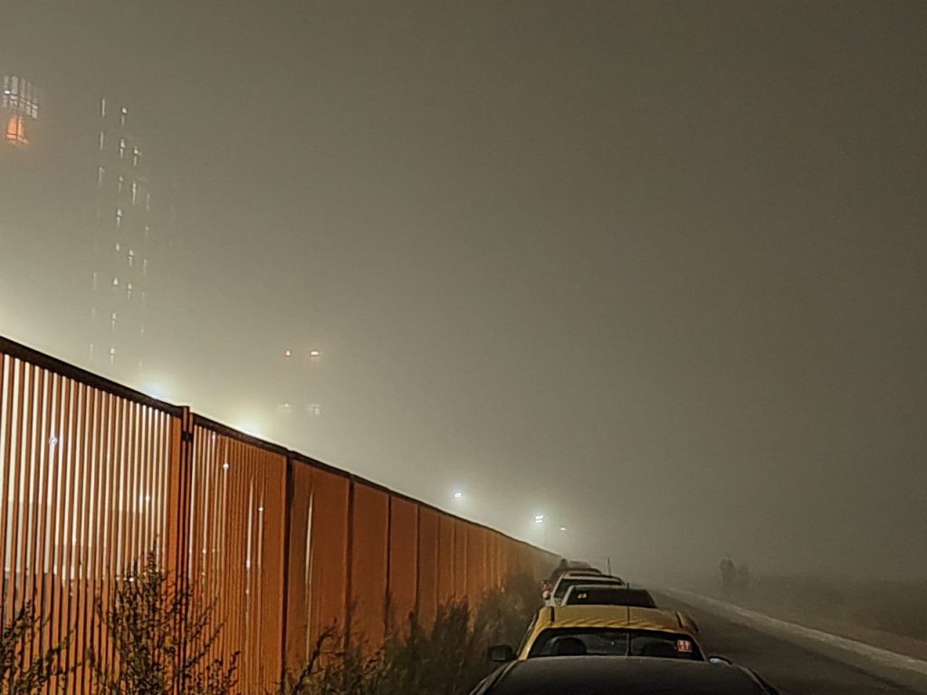 Петербург ночью окутает густой туман