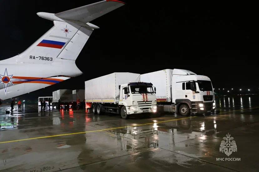 МЧС России доставит в сектор Газа 27 тонн гуманитарного груза
