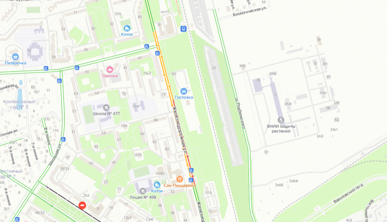 Пожар в автосервисе в Пушкине локализовали