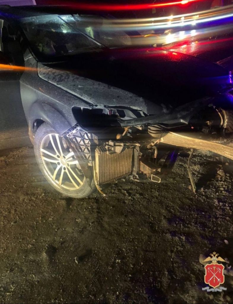 Полиция показала кадры смертельного ДТП с Audi Q7 и Chevrolet в Ленобласти