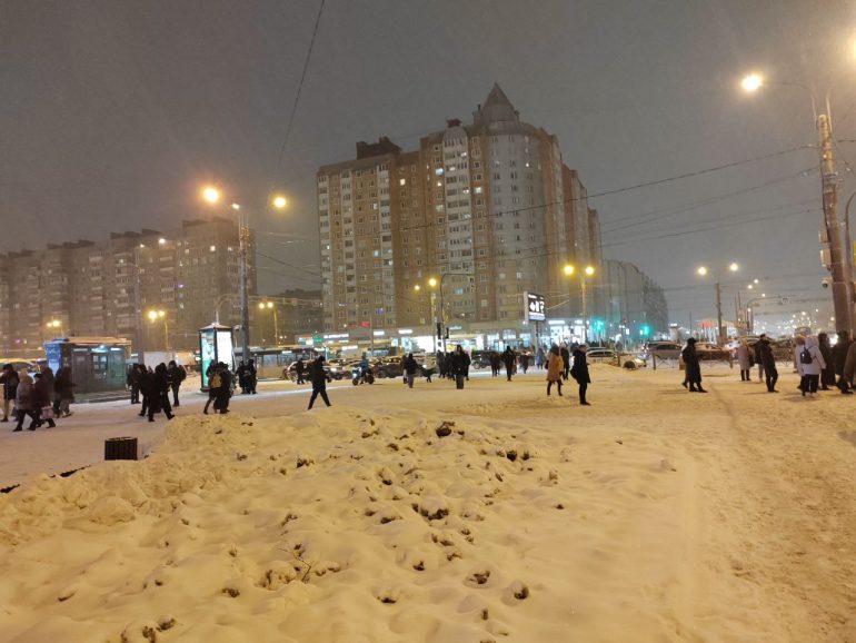 В Петербурге пробки достигли максимума