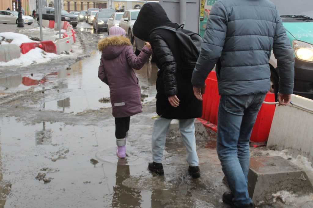 За сутки в Петербурге травмы на гололеде получили не менее 112 человек
