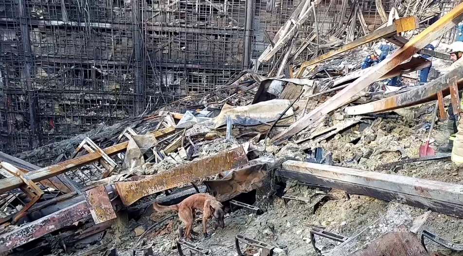 Спасатели разобрали более 90% конструкций Крокуса