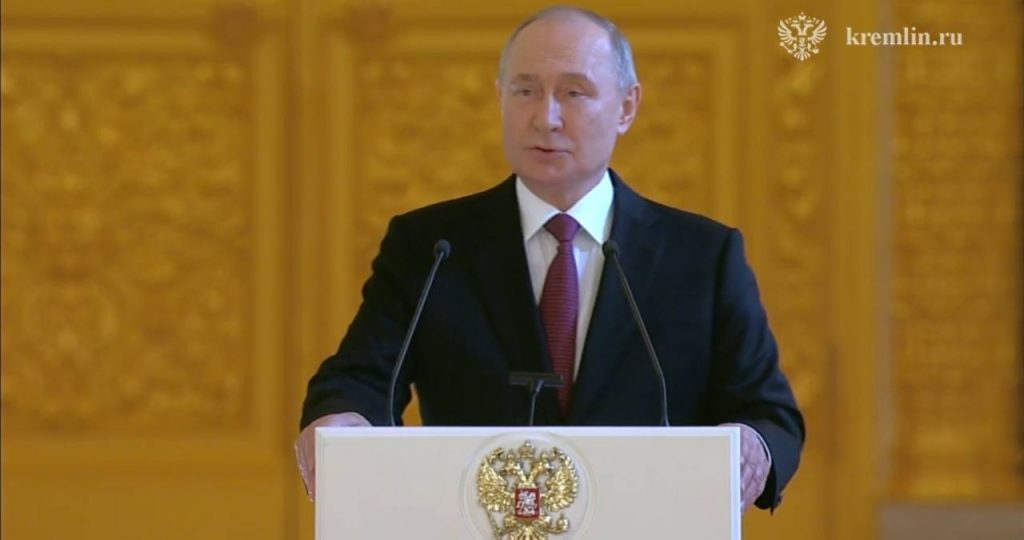 Путин сказал что «мы с вами пойдем» по пути создания по строительству новой России