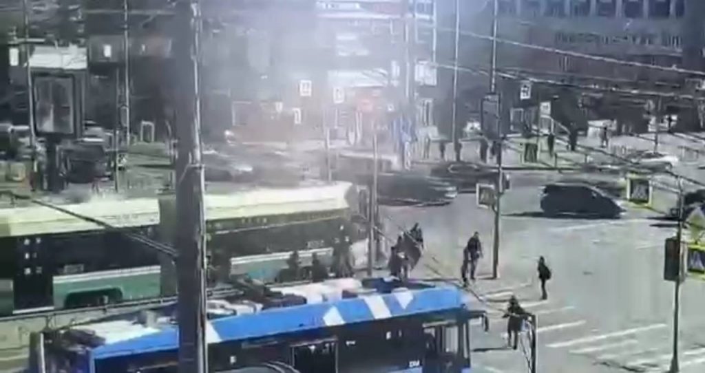 В МВД сообщили о трех пострадавших в ДТП с трамваем на Наличной