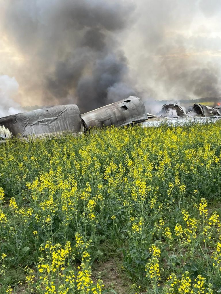 Минобороны сообщило о падении на Ставрополье бомбардировщика Ту-22М3