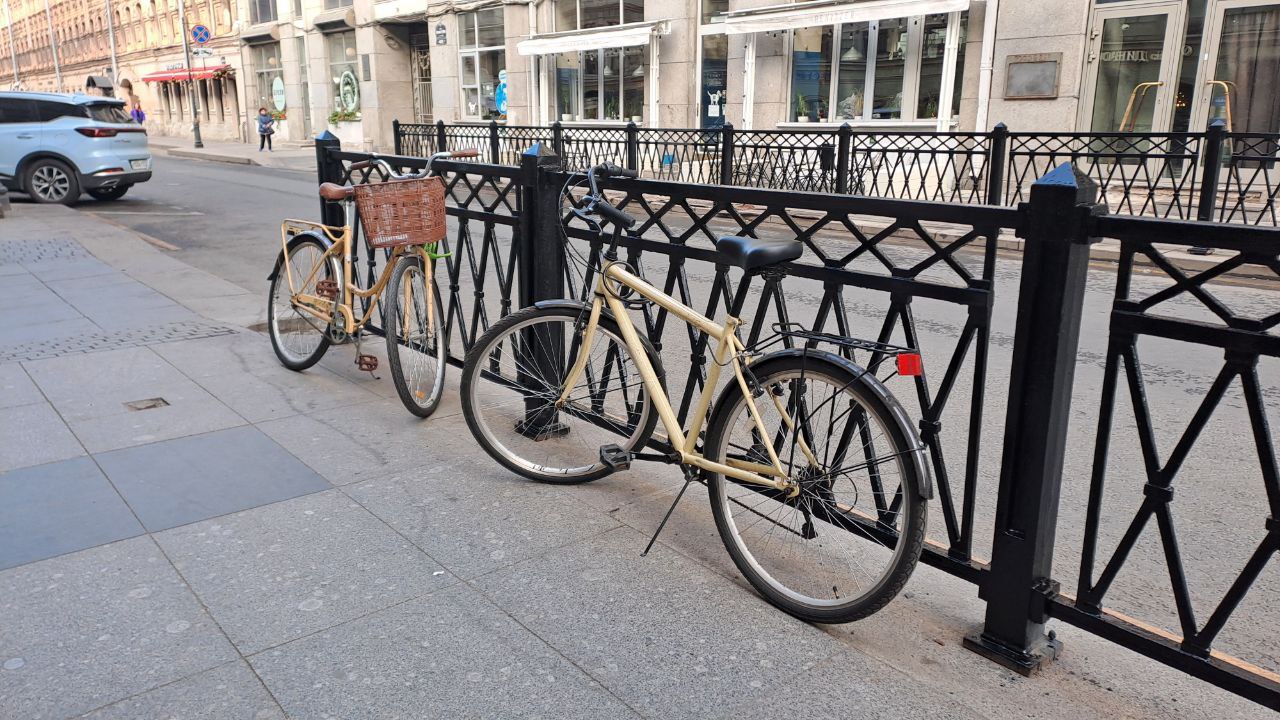 На Рубинштейна ойкают велосипедисты