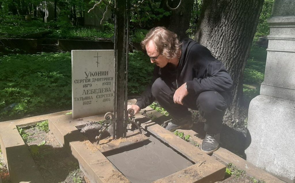 Сын историка Лебедева захоронил прах отца на Новодевичьем кладбище
